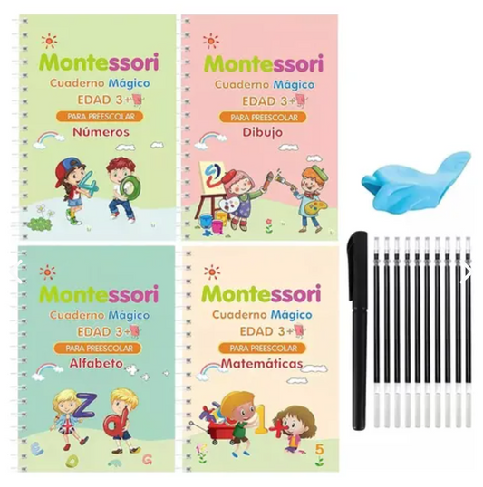 LIBROS MAGICOS DE CALIGRAFIA MONTESSORI KITPROMO