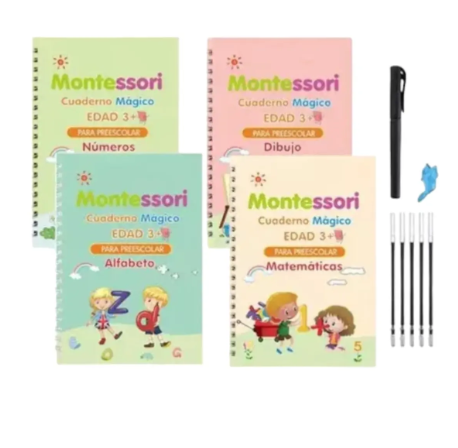 LIBROS MAGICOS DE CALIGRAFIA MONTESSORI